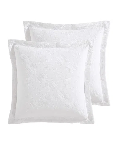 Levtex Matalasse 2-pc. Sham Set, European In White