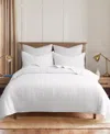 Levtex Melange Stitch Stitching 2-pc. Quilt Set, Twin/twin Xl In White