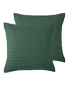 Levtex Mills Waffle 2-pc. Sham Set, European In Forest Green