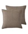 Levtex Mills Waffle 2-pc. Sham Set, European In Coco
