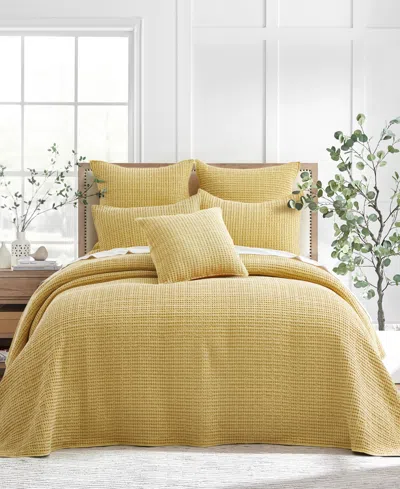 Levtex Mills Waffle Classic 2-pc. Bedspread Set, Twin In Ochre