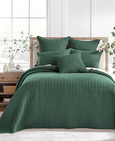LEVTEX MILLS WAFFLE CLASSIC 3-PC. BEDSPREAD SET, FULL