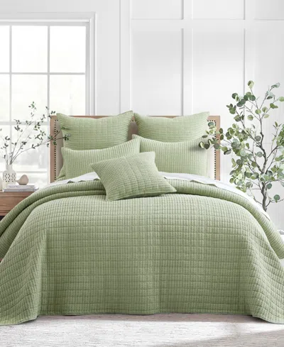Levtex Mills Waffle Classic 3-pc. Bedspread Set, Queen In Green