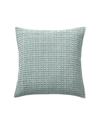Levtex Mills Waffle Decorative Pillow, 20" X 20" In Blue