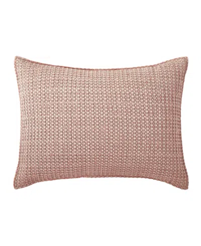 Levtex Mills Waffle Sham, Standard In Pink