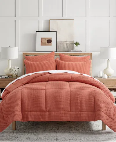 LEVTEX MILLS WAFFLE TEXTURED 2-PC. COMFORTER SET, TWIN/TWIN XL