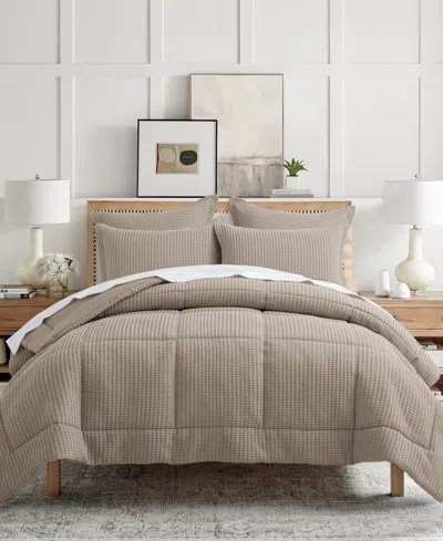 LEVTEX MILLS WAFFLE TEXTURED 2-PC. COMFORTER SET, TWIN/TWIN XL