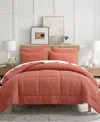 Levtex Mills Waffle Textured 2-pc. Duvet Cover Set, Twin/twin Xl In Clay