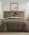 Levtex Mills Waffle Textured 2-pc. Duvet Cover Set, Twin/twin Xl In Latte