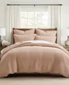 Levtex Mills Waffle Textured 2-pc. Duvet Cover Set, Twin/twin Xl In Rose