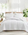 Levtex Mills Waffle Textured 3-pc. Comforter Set, King/california King In White