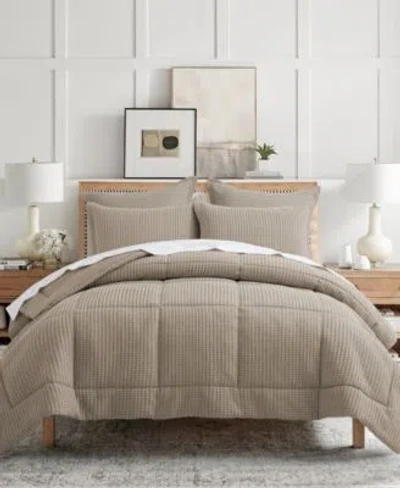 Levtex Mills Waffle Textured Comforter Sets In White