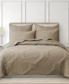Levtex Muslin Stitch Stitching 2-pc. Quilt Set, Twin/twin Xl In Taupe