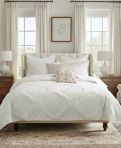 Levtex Muslin Stitch Stitching 3-pc. Quilt Set, King/california King In Cream