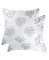 Levtex Nantucket 2-pc. Sham Set, European In Gray