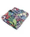 Levtex Night Garden Reversible Quilted Throw, 50" X 60" In Blue