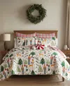 Levtex Nutcracker Reversible 2-pc. Quilt Set, Twin/twin Xl In Green