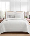 Levtex O Christmas Tree Stitching 2-pc. Quilt Set, Twin/twin Xl In White