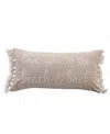Levtex Baby Boho Bay Beach And Back Decorative Pillow, 12" X 24" In Neutral