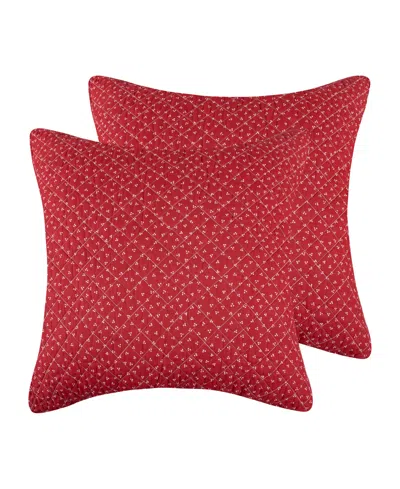 Levtex Patchwork Pine 2-pc. Sham Set, European In Multi