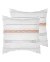 Levtex Pickford Tribal Stripe 2-pc. Sham Set, European In Pink