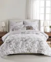 Levtex Pisa Reversible 3-pc. Comforter Set, King/california King In Grey