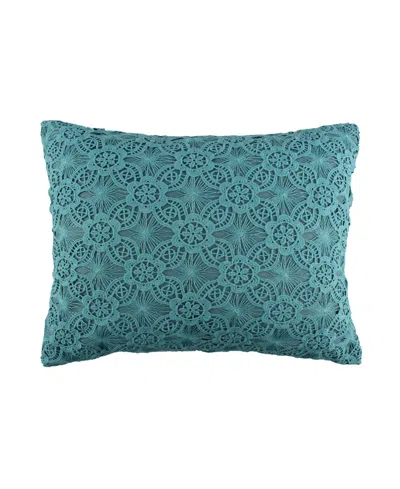 Levtex Presidio Decorative Pillow, 18" X 14" In Turquoise