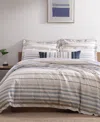 Levtex Preston Textured 3-pc. Duvet Cover Set, King/california King In Blue