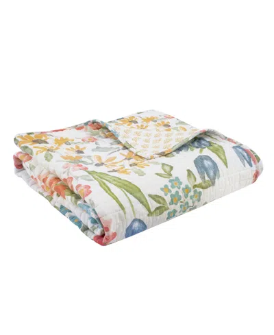 Levtex Radella Reversible Quilted Throw, 50" X 60" In Multi Color