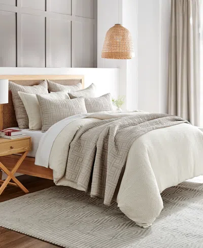 Levtex Reede Muslin Textured 3-pc. Comforter Set, Full/queen