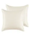 Levtex Reeded 2-pc. Sham Set, European In Cream