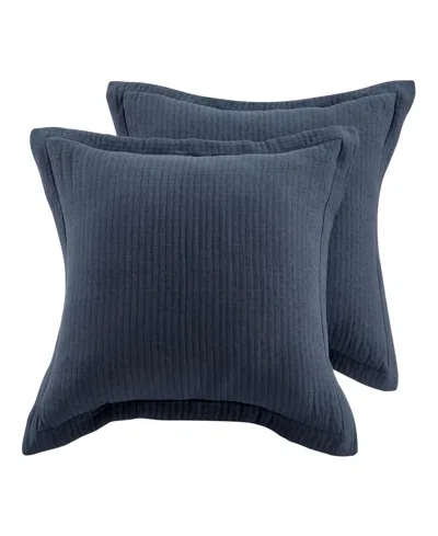 Levtex Reeded 2-pc. Sham Set, European In Blue