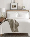 Levtex Sateen Textured Duvet Cover Sets In White
