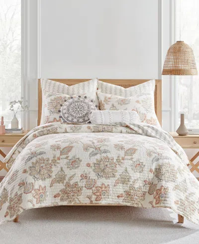 Levtex Selesta Reversible 3-pc. Quilt Set, Full/queen In Blush