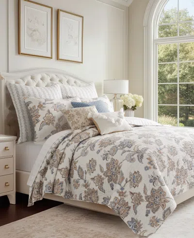 Levtex Selesta Reversible 3-pc. Quilt Set, King/california King In Blue