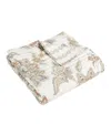 Levtex Selesta Reversible Quilted Throw, 50" X 60" In Blush