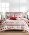 Levtex Silent Night Reversible 2-pc. Comforter Set, Twin/twin Xl In Red