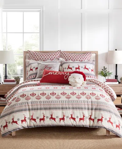 Levtex Silent Night Reversible 3-pc. Comforter Set, King/california King In Red