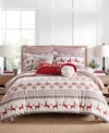 Levtex Silent Night Reversible Duvet Cover Sets In Red