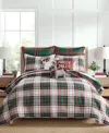 Levtex Spencer Green Plaid Reversible Quilt, Full/queen In Green