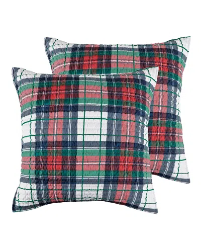 Levtex Spencer Red Plaid 2-pc. Sham Set, European In Multi