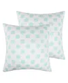 Levtex Spruce Coordinating 2-pc. Sham Set, European In Teal