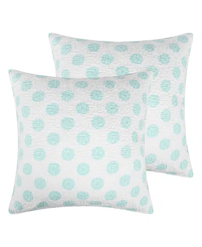 Levtex Spruce Coordinating 2-pc. Sham Set, European In Teal