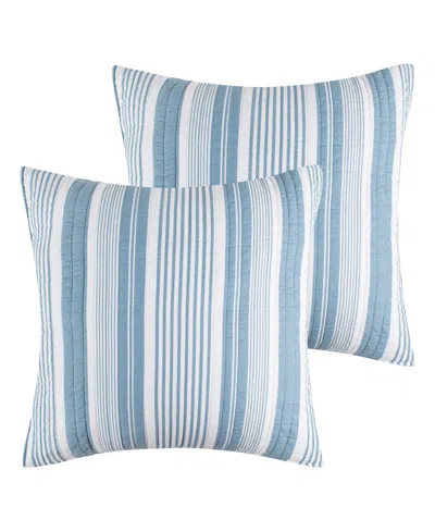 Levtex Stillwater 2-pc. Sham Set, European In Blue