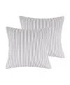 Levtex Bondi Stripe 2-pc. Sham Set, European In Black