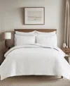Levtex Velvet Stitch Reversible 3-pc. Quilt Set, Full/queen In White