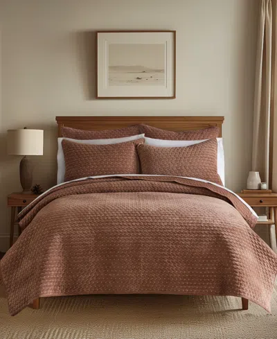 Levtex Velvet Stitch Reversible 3-pc. Quilt Set, King/california King