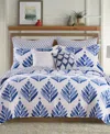 Levtex Vintage-like Blossom Reversible 2-pc. Quilt Set, Twin/twin Xl In Blue