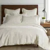 Levtex Washed Linen Duvet Cover In Natural In White