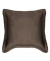 Levtex Washed Linen Sham, European In Brown
